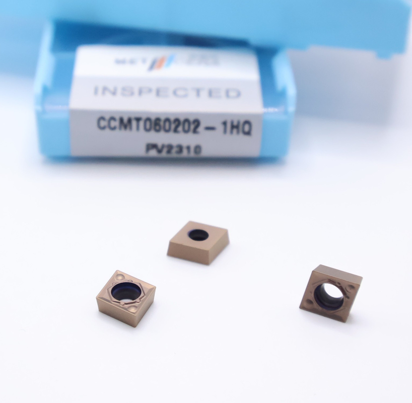 CCMT060202-1HQ PV2310 Cermet Kesme Aracı Bronz Malzeme Ekler HRA92.5 Sertlik Yumuşak Yüzey