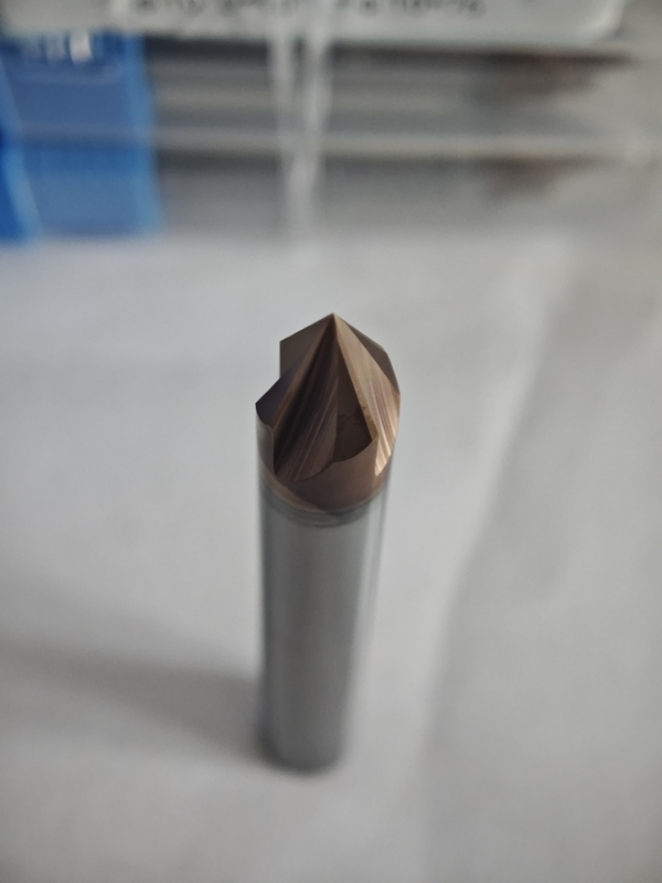 MPG4 CNC Rad Mill Karbid Çamlatma Mühürü 4 Flütler Mühür Çarpıtma İşleme Mühürü Alaşımlı Çelik, Kalıp Çelik, Önden Sertleştirilmiş Çelik, Φ10.0 X 90 ° x Φ10 X 75mm