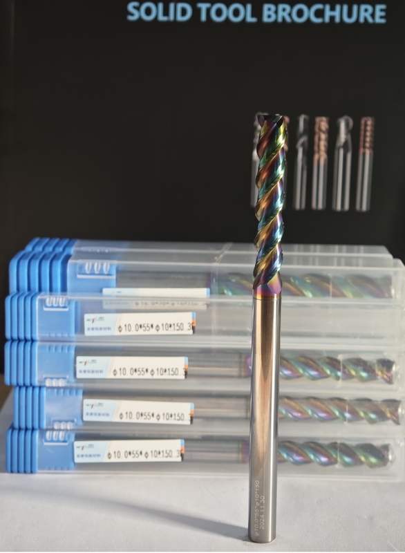 MAE PLUS Φ10x55x10Dx150mm Çok Uzun Uzunluklu Karbid Değirmenleri İşleme için