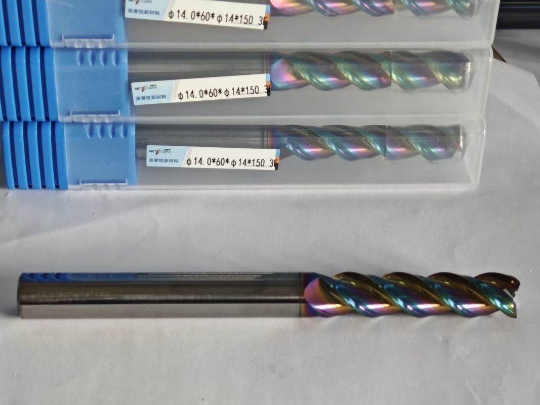 MAE PLUS Long Length Carbide EndMill for Nonferrous Metals Alüminyum ve Bakır İşleme Milyosu 14mm φ14.0 x 60 x φ14 x 150mm