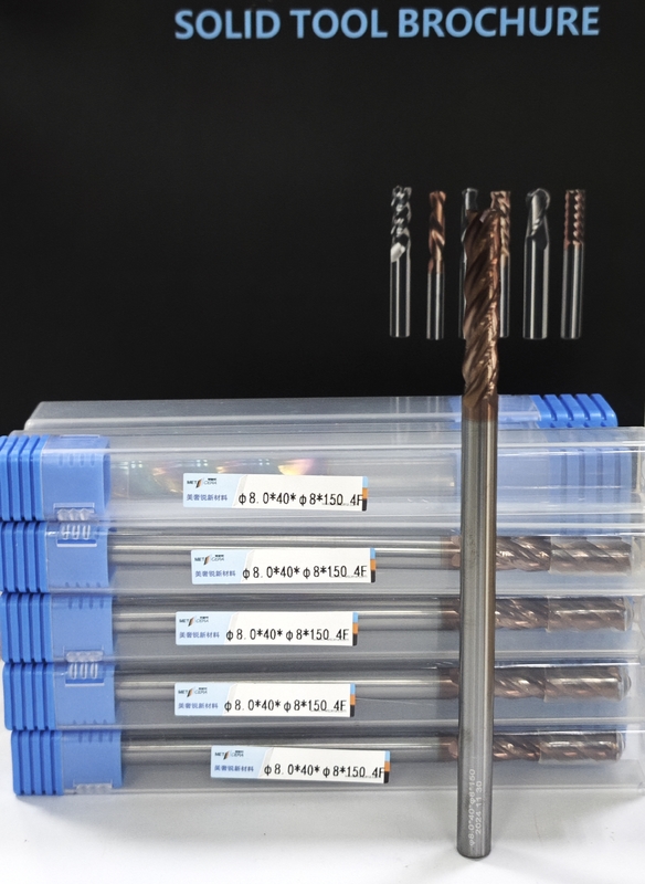 MPE4 Katı Karbid Uzun Düz Mül 4F Uzun Son Mül Süper Uzun Flüt CNC Uzun Mül Kesicisi 8mm x 40 x 150mm Nakliye Türü DHL/FEDEX/TNT/UPS
