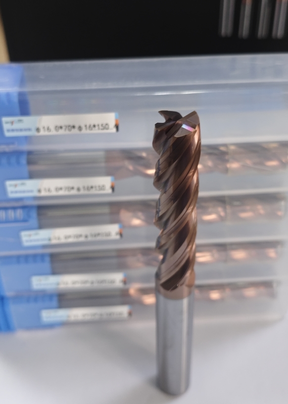 MPE4 Katı Karbid Uzun Dökme Kesicisi 16mm Kalıp Çelik için 4 Flüt Uzun Son Dökme Mühürü φ16.0 x 70x φ16 x 150mm