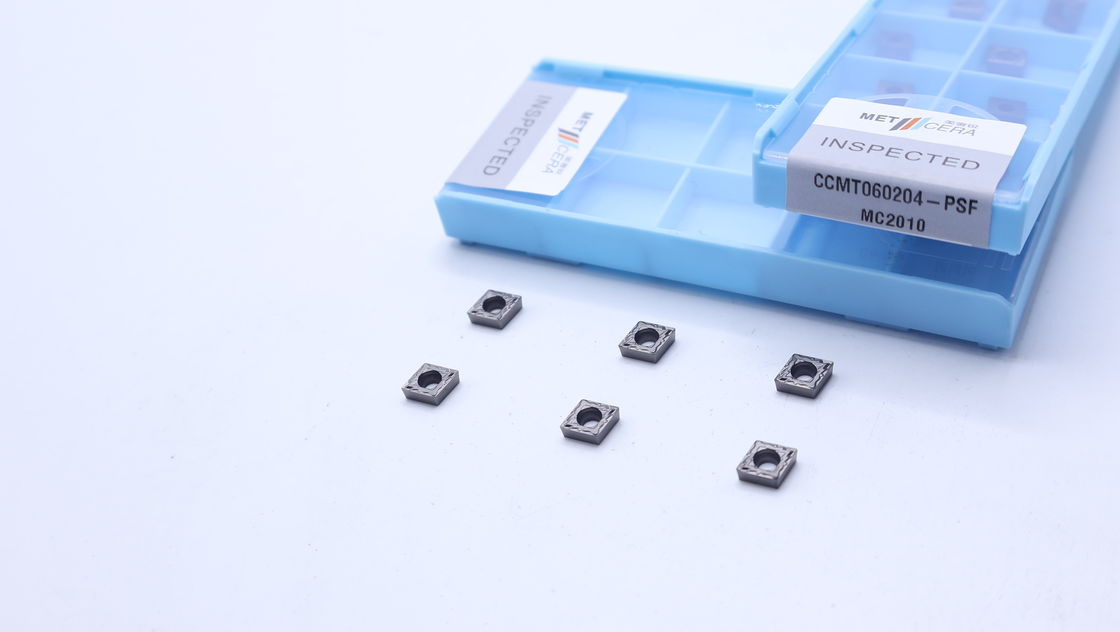 CCMT060204 Çelik ve diğer metallerin işlenmesi için CNC Dönüştürülebilir Cermet Dönüştürme Eklemesi