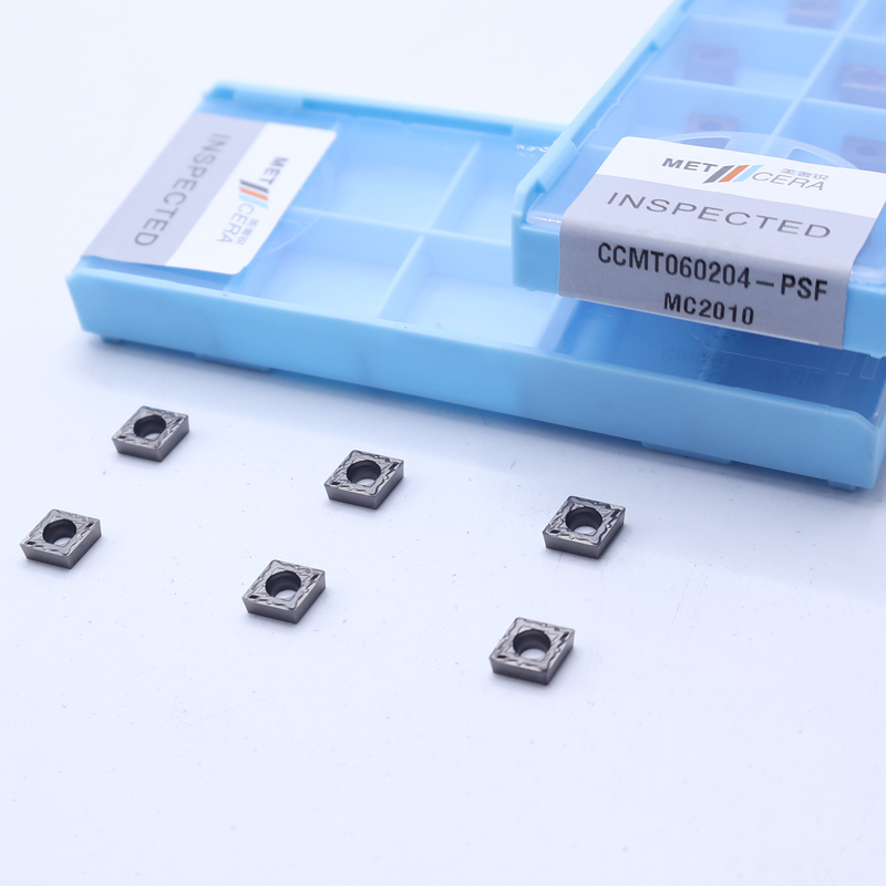 CCMT060204 Çelik ve diğer metallerin işlenmesi için CNC Dönüştürülebilir Cermet Dönüştürme Eklemesi