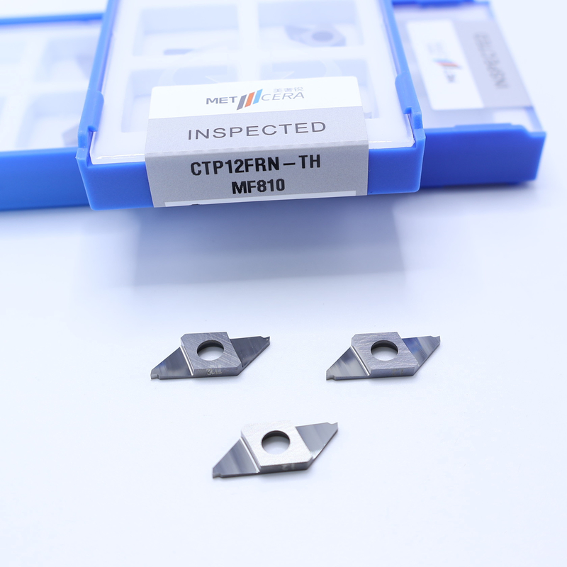 Dökülmemiş Bölünme İndekslenebilir Eklemler Sınıf MF810 CNC Karbid Eklemesi Kesme için CTP12FRN-TH
