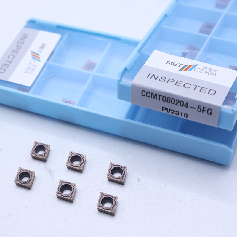CNC Dönüştürme Yüksek Dirençli Girişler CCMT06-5FG CCMT09-5FG Dış ve İç Dönüştürme Girişleri