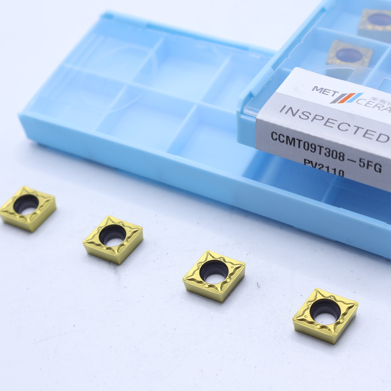 CNC Dönüştürme Yüksek Dirençli Girişler CCMT06-5FG CCMT09-5FG Dış ve İç Dönüştürme Girişleri