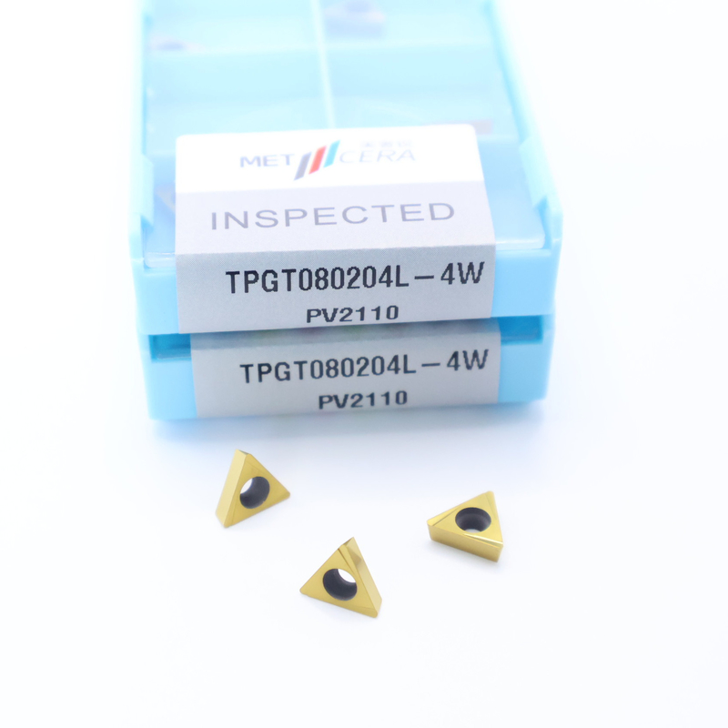 TPGT06 TPGT08 TPGT09 TPGT10 TPGT11 Sermet CNC Dönüştürme İçerilikleri kaplamadan kaplama 4W Çip Kırıcı