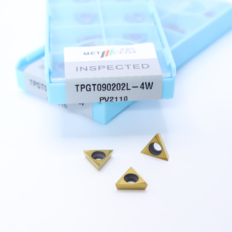 TPGT06 TPGT08 TPGT09 TPGT10 TPGT11 Sermet CNC Dönüştürme İçerilikleri kaplamadan kaplama 4W Çip Kırıcı