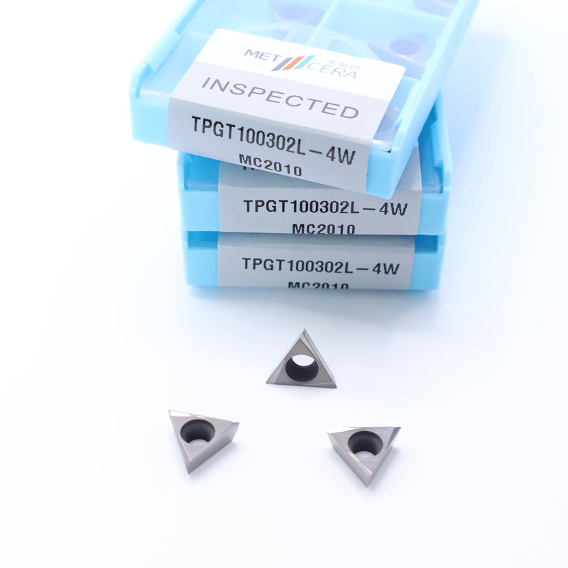 TPGT06 TPGT08 TPGT09 TPGT10 TPGT11 Sermet CNC Dönüştürme İçerilikleri kaplamadan kaplama 4W Çip Kırıcı